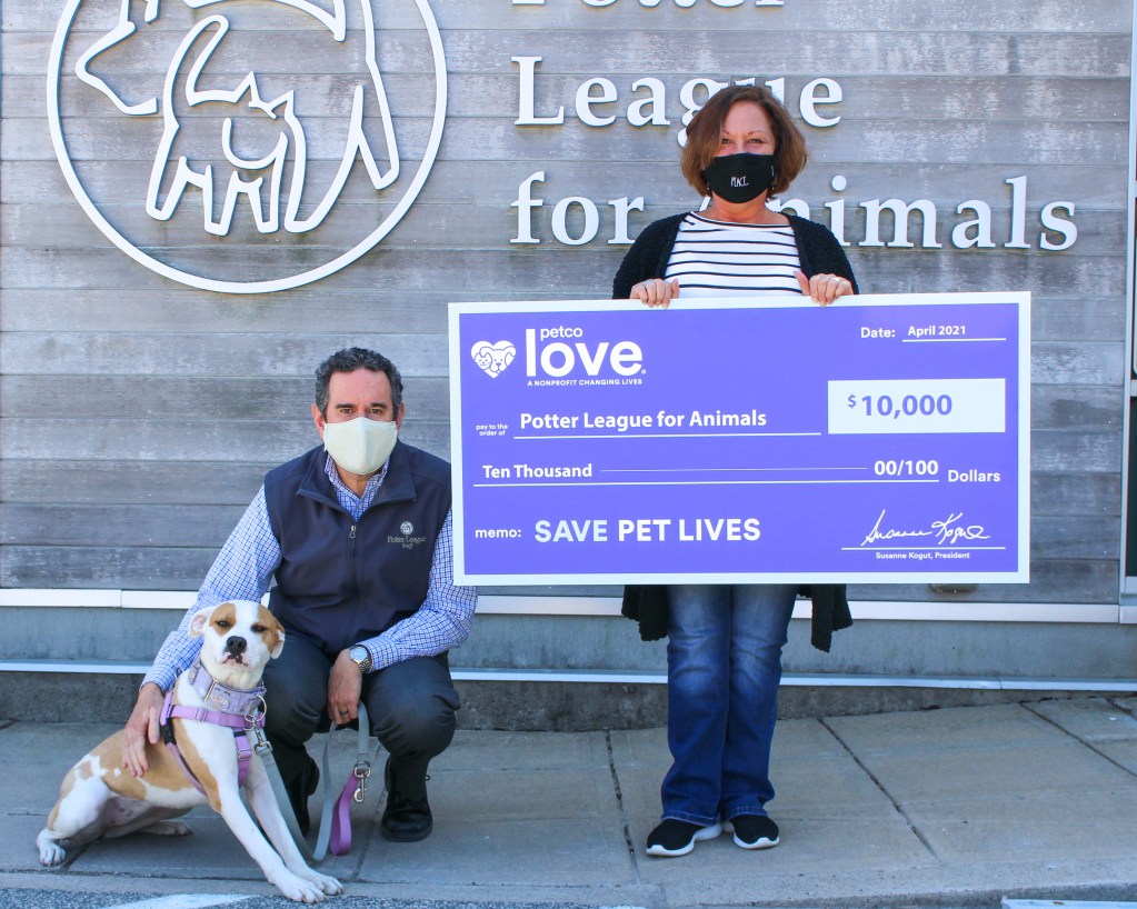 Petco Love supports Potter League For Animals with 10,000 grant What