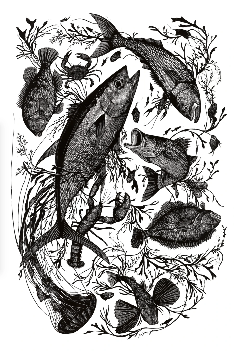 Kings Lens and Friends features Janie Kinnane Block Prints What's Up Newp