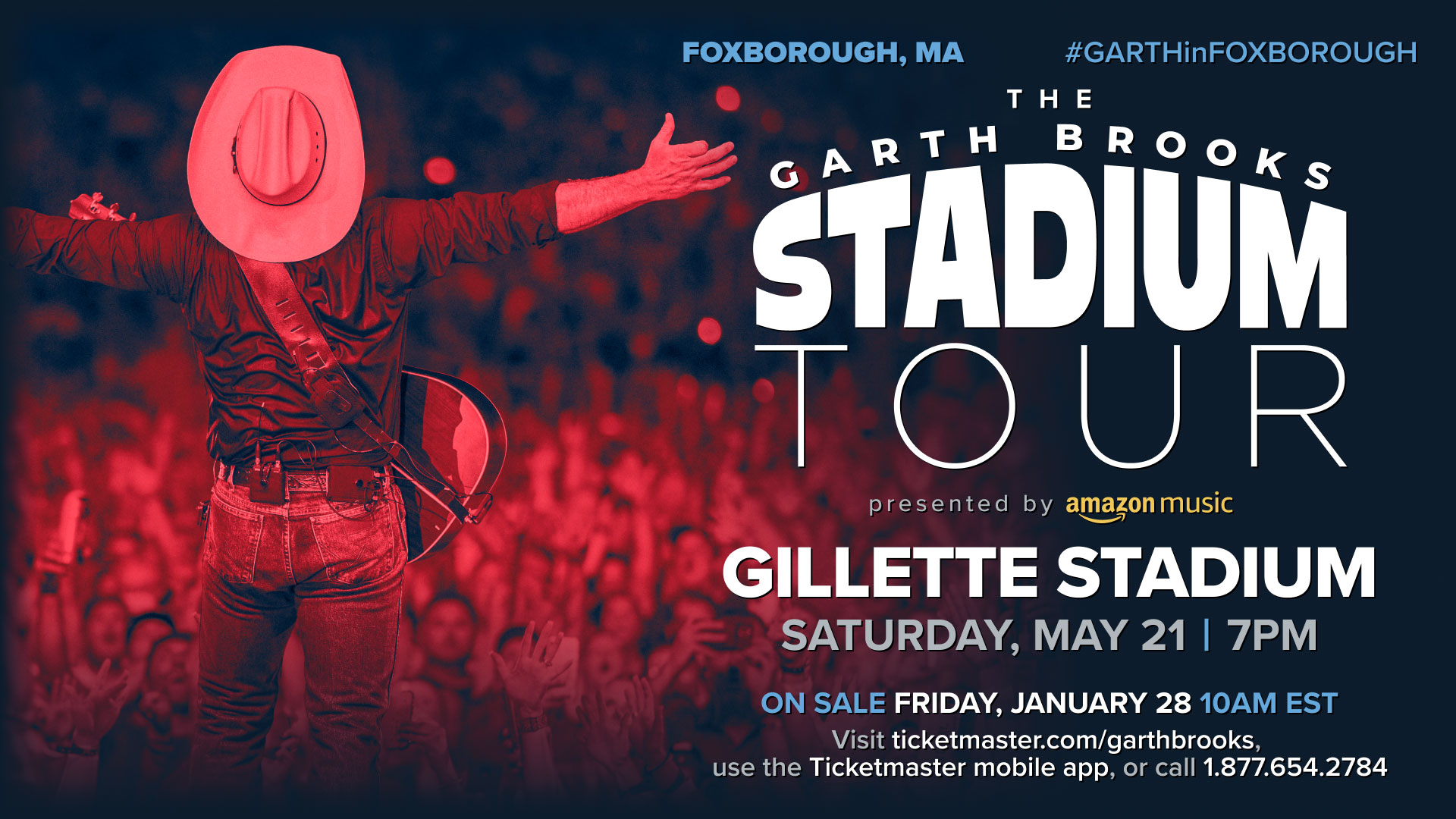Garth Brooks Eager To Play Two Gillette Stadium Shows 