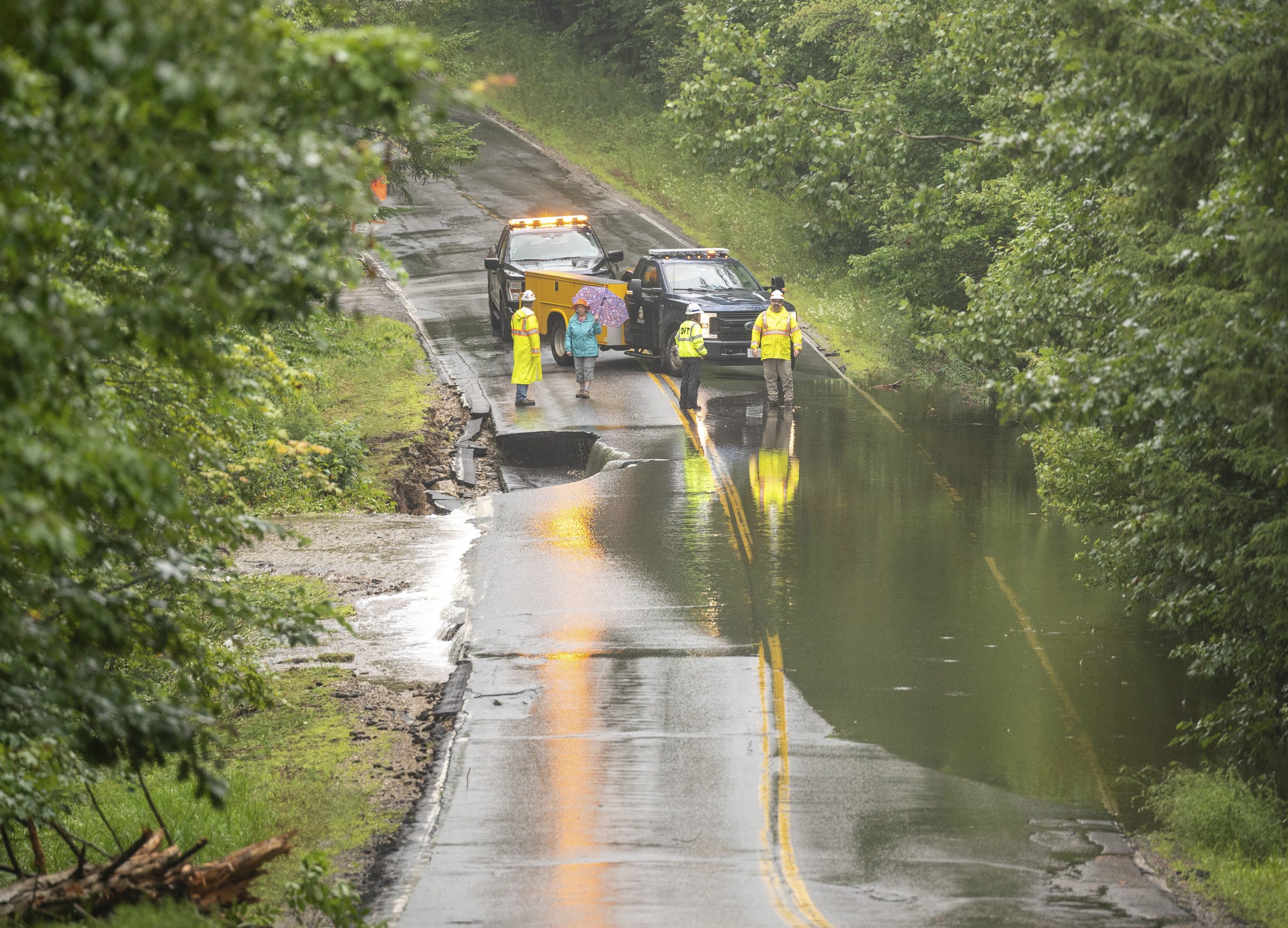 New England hit with heavy rain and wind, bringing floods and even a ...