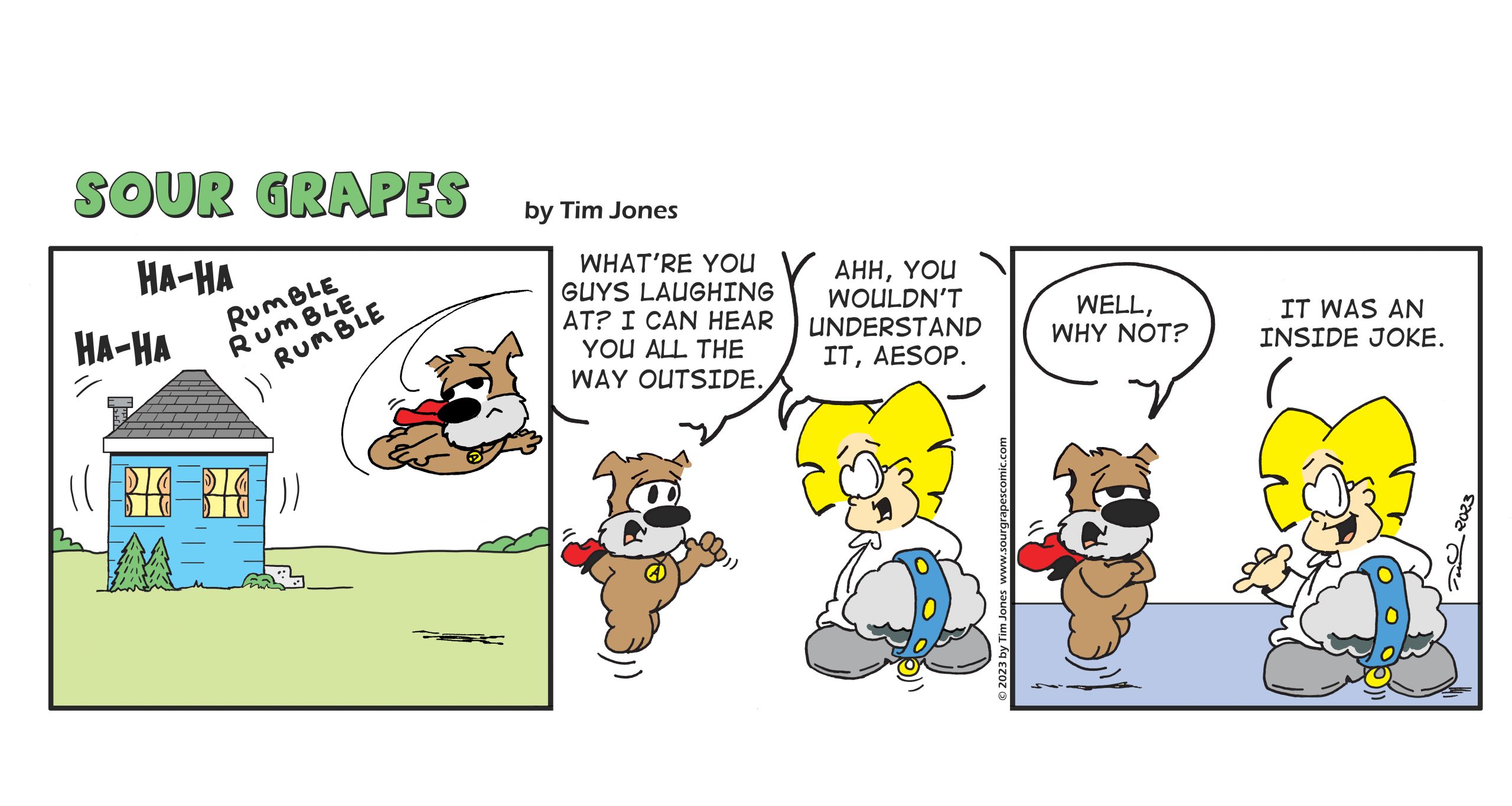 Comic - Sour Grapes: Inside Joke - What's Up Newp