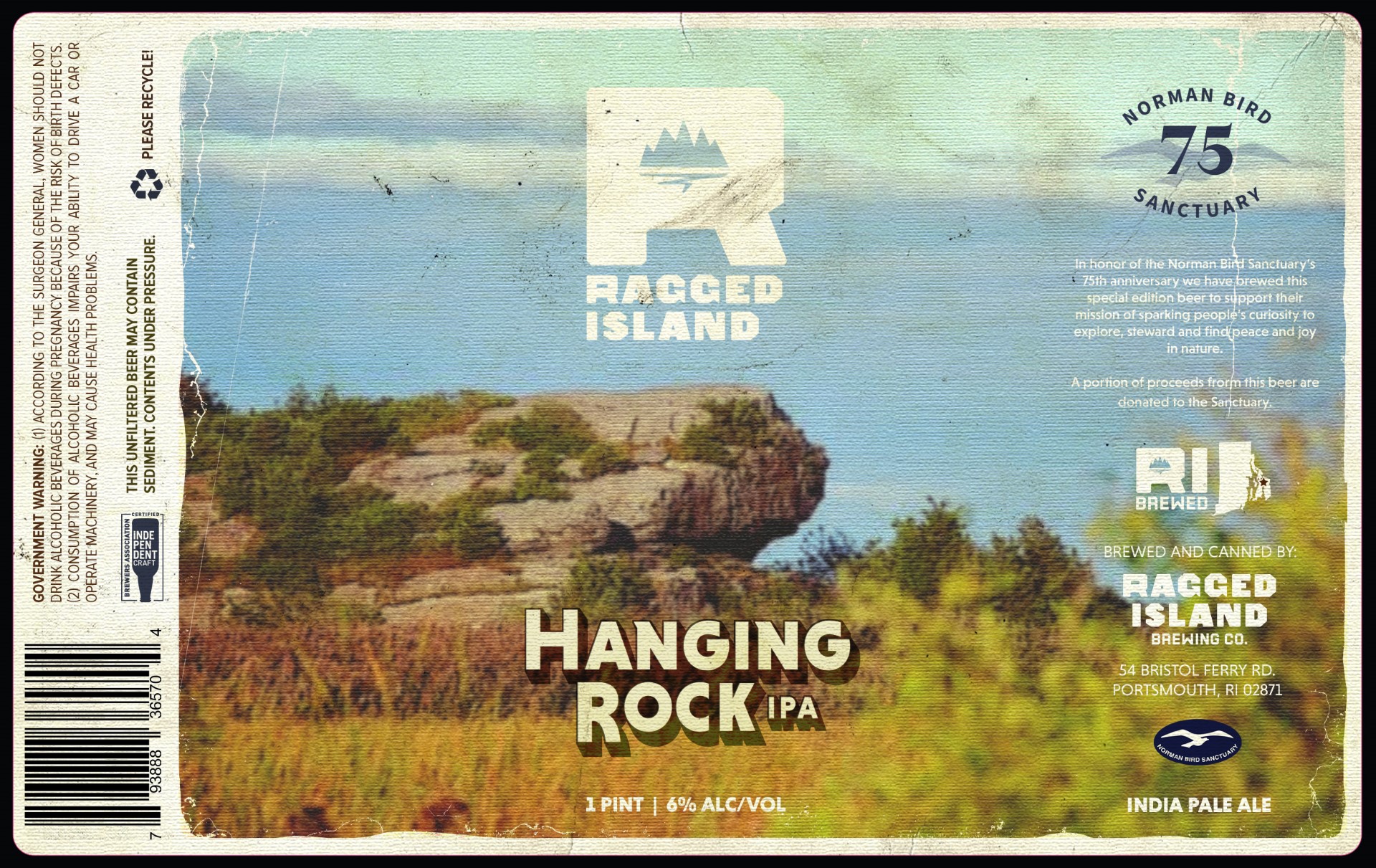 Ragged Island Brewing brews 'Hanging Rock IPA' for Norman Bird ...