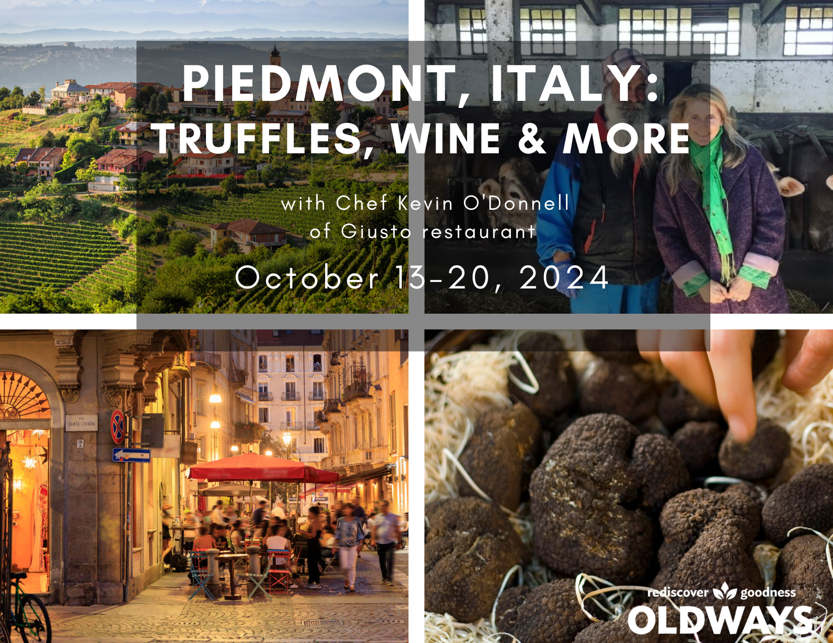 Segui le tue papille gustative dal ristorante Giusto di Newport al Piemonte italiano