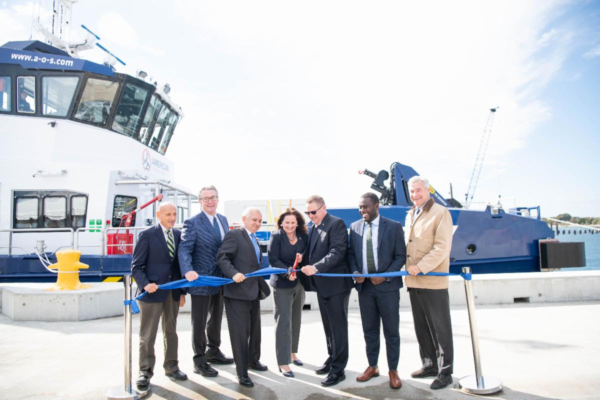 Federal, state leaders cut the ribbon on Quonset’s reconstructed Pier 1 ...