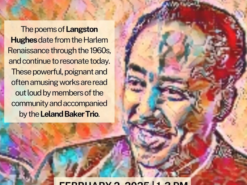 30th annual Langston Hughes Community Poetry Reading to be held on Feb. 2