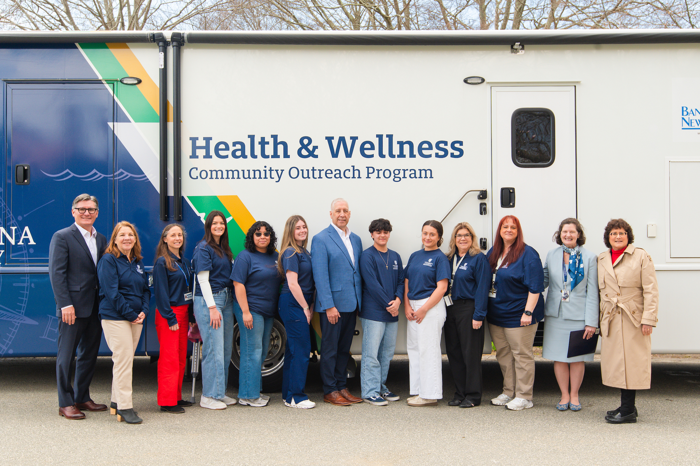 BankNewport, Point32Health companies sign on as sponsors of Salve Regina’s mobile health outreach