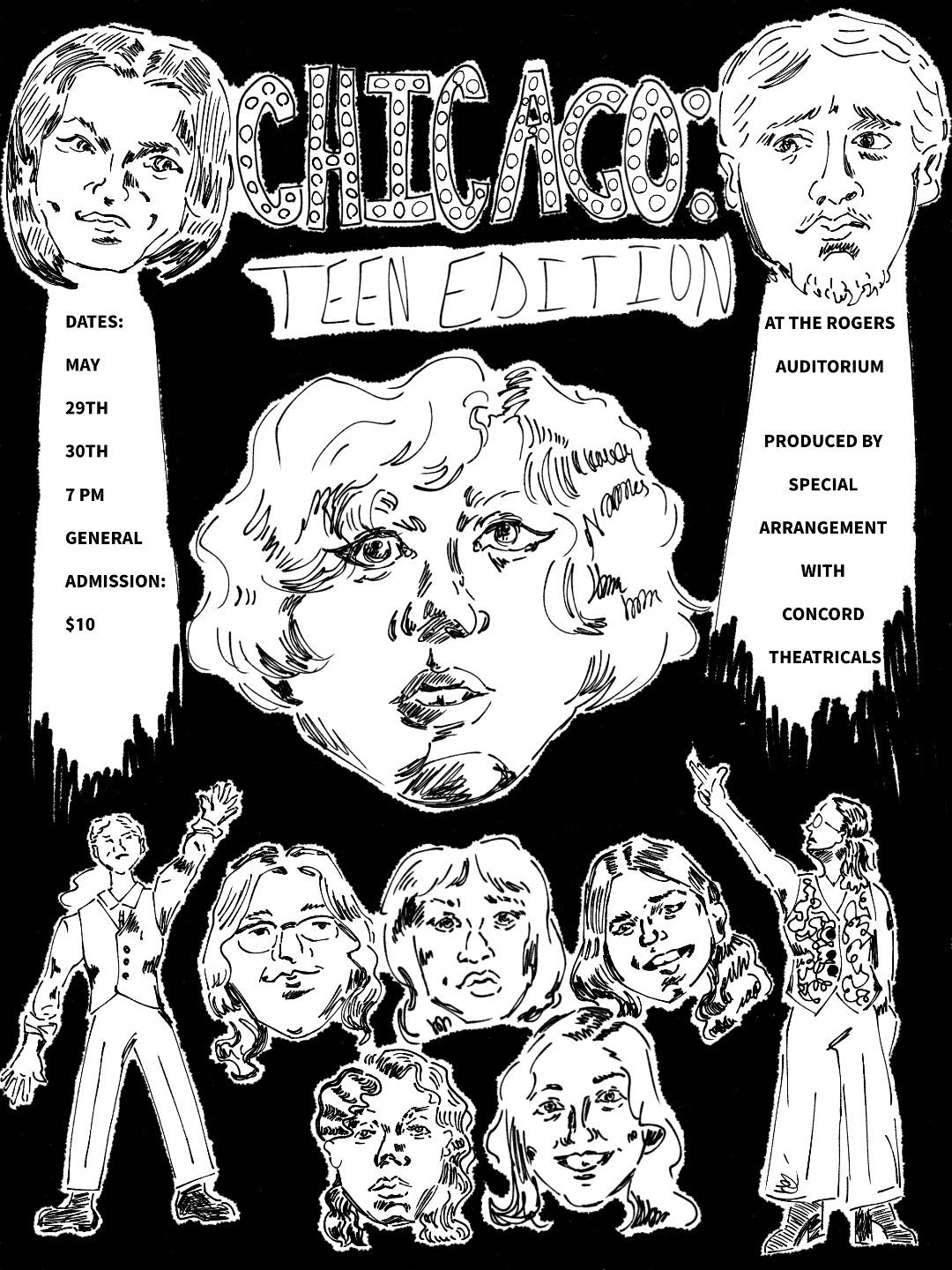 Rogers and Middletown students bring “Chicago: Teen Edition” to new Rogers auditorium May 29-30