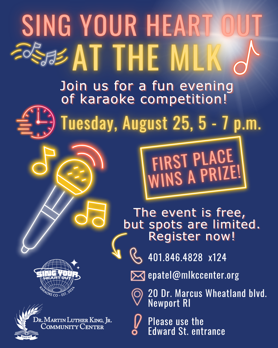 MLK Community Center Hosting Free Karaoke Competition on Tuesday