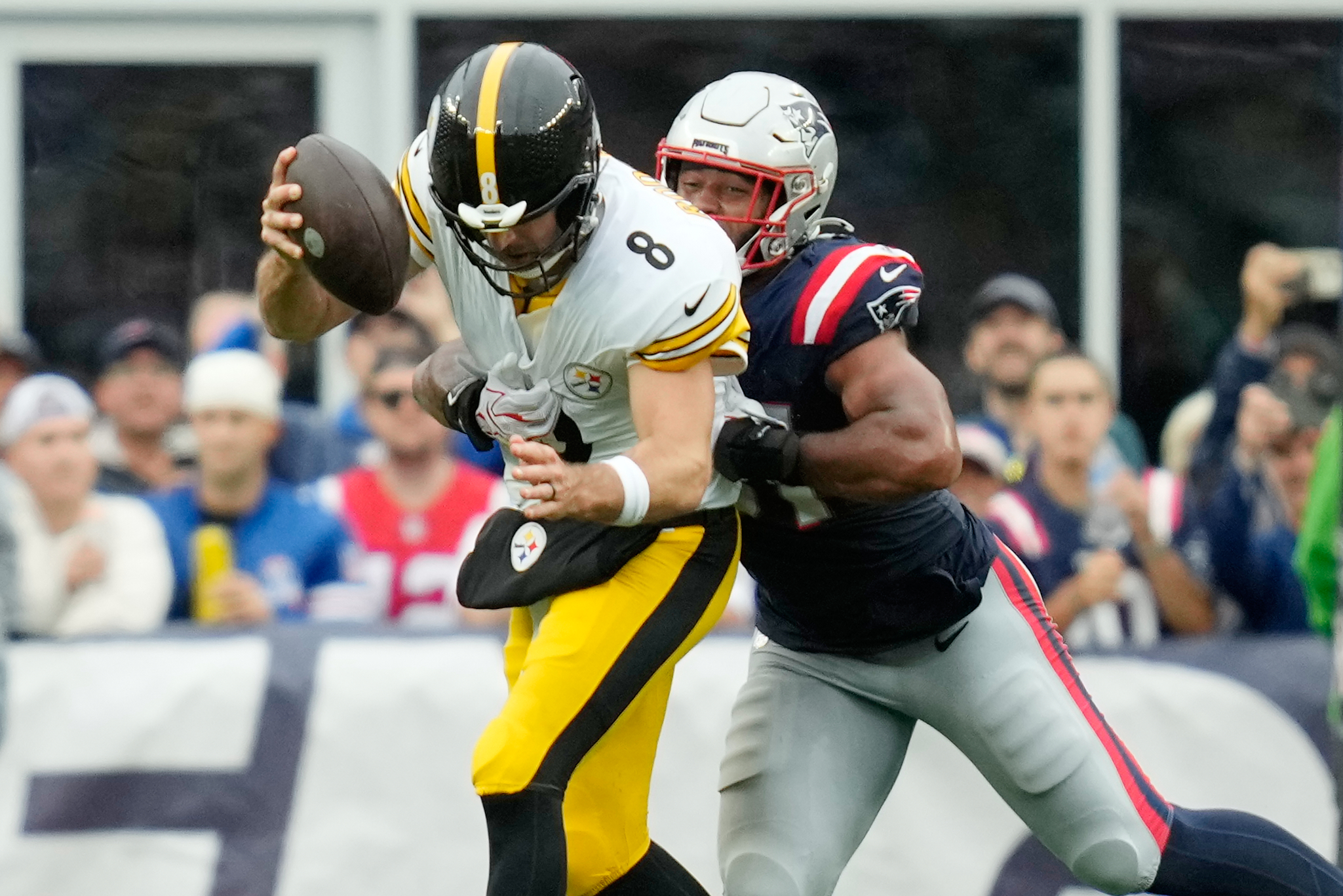 Aaron Rodgers blames himself after Steelers’ offense struggles again in loss to Patriots